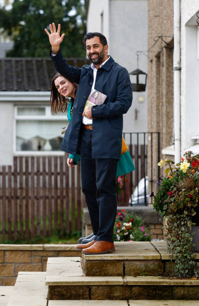 GBR: Humza Yousaf Campaigns With SNP By-Election Candidate Katy Loudon