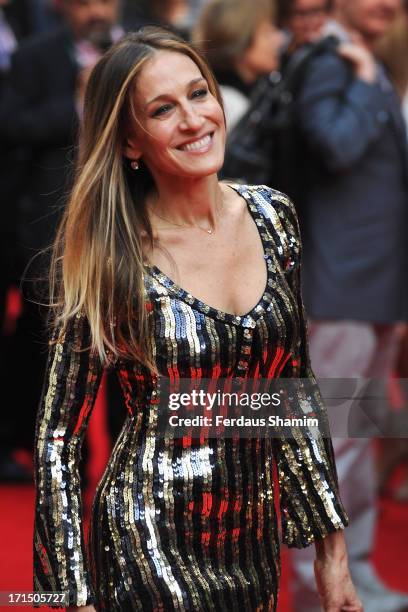 Sarah Jessica Parker attends the press night for 'Charlie and the Chocolate Factory' at Theatre Royal on June 25, 2013 in London, England.