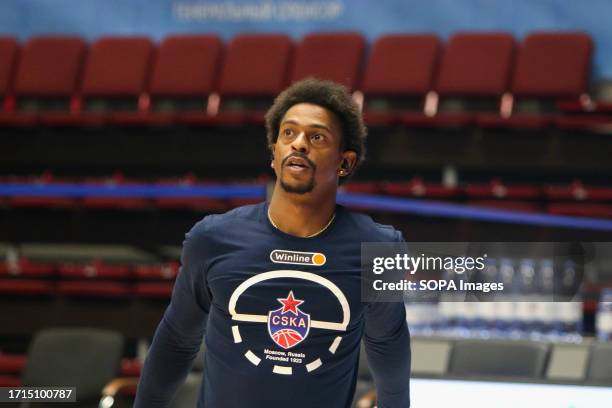 Casper Ware of CSKA Moscow in action during the VTB United League basketball match, Regular Season, between Zenit St Petersburg and CSKA Moscow at...