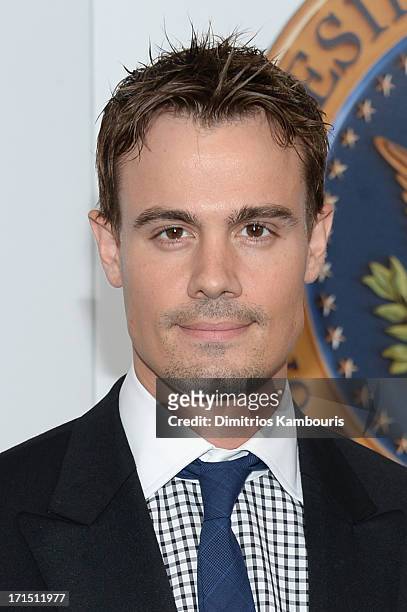 Gregory Michael attends "White House Down" New York premiere at Ziegfeld Theater on June 25, 2013 in New York City.