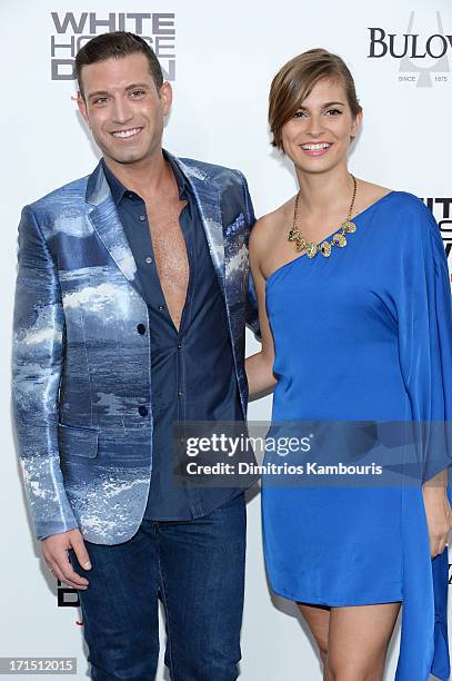 Omar Sharif Jr attends "White House Down" New York premiere at Ziegfeld Theater on June 25, 2013 in New York City.