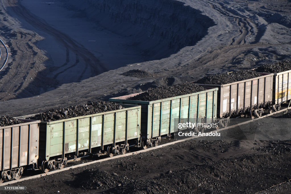 Borodino open-pit mine in Russia