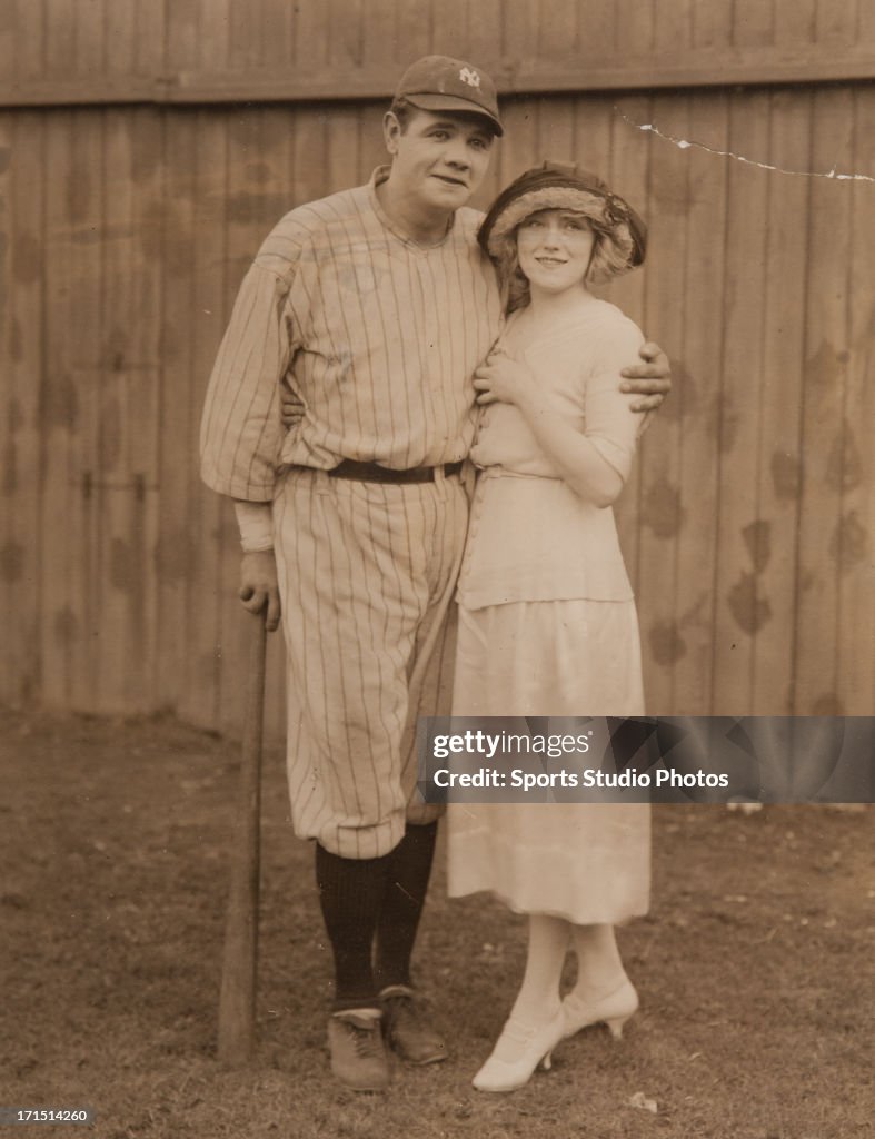 Babe Ruth & Ruth Taylor In 'Headin' Home'