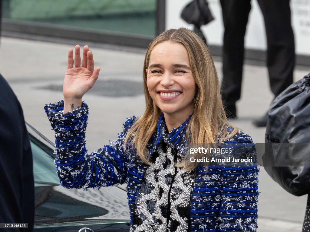 Chanel : Outside Arrivals - Paris Fashion Week - Womenswear Spring/Summer 2024