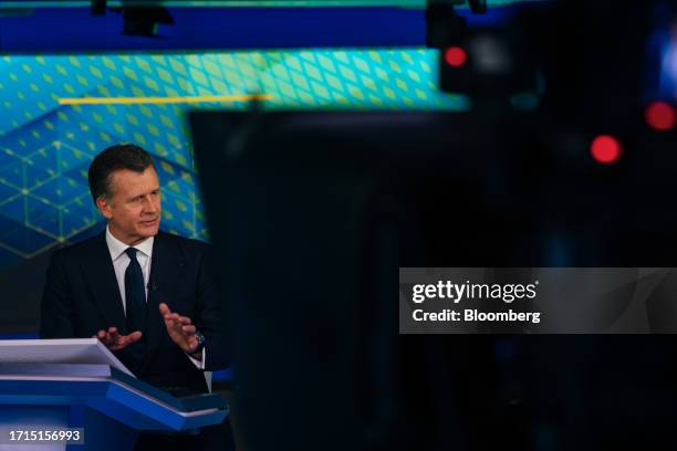 Philipp Hildebrand, vice chairman of Blackrock Inc., during a Bloomberg Television interview in London, UK, on Monday, Oct. 9, 2023. Interest rates...