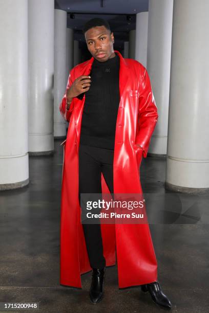 Samuel Arnold attends the Avellano Womenswear Spring/Summer 2024 show as part of Paris Fashion Week on October 03, 2023 in Paris, France.