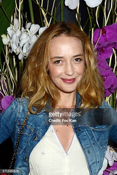 Helene de Fougerolles attends the 'White Party' at La Villa Maillot on June 25, 2013 in Paris, France.