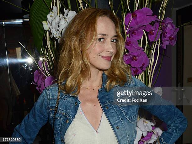 Helene de Fougerolles attends the 'White Party' at La Villa Maillot on June 25, 2013 in Paris, France.