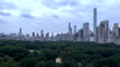 High View Of Central Park And New York Skyscrapers High-Res Stock Video ...