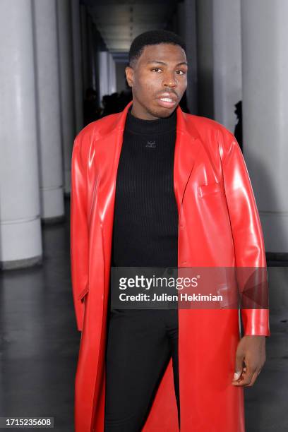 Samuel Arnold attends the Avellano Womenswear Spring/Summer 2024 show as part of Paris Fashion Week on October 03, 2023 in Paris, France.