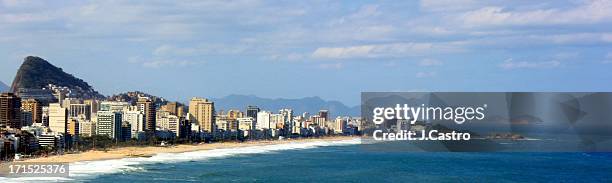 ipanema & leblon - ipanema promenade stock pictures, royalty-free photos & images