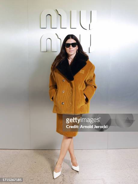 Alessandra Airo attends the Miu Miu Womenswear S/S 2024 show as part of Paris Fashion Week at Palais d'Iena on October 03, 2023 in Paris, France.