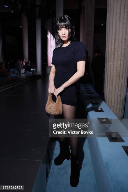 Momo attends the Miu Miu Womenswear S/S 2024 show as part of Paris Fashion Week at Palais d'Iena on October 03, 2023 in Paris, France.