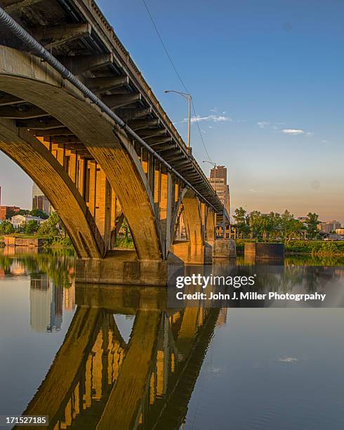 under the bridge downtown - arkansas stock pictures, royalty-free photos & images