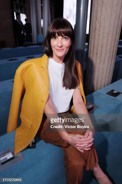 Victoria Cabello attends the Miu Miu Womenswear S/S 2024 show as part of Paris Fashion Week at Palais d'Iena on October 03, 2023 in Paris, France.