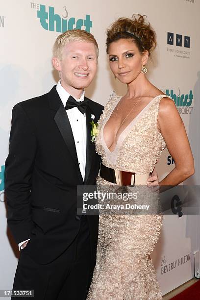 Seth Maxwell and Charisma Carpenter attend the 4th Annual Thirst Gala at The Beverly Hilton Hotel on June 25, 2013 in Beverly Hills, California.