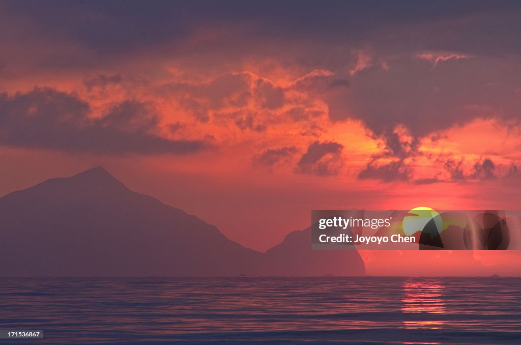 Sunrise at Guishan Island