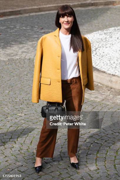 Victoria Cabello attends the Miu Miu Womenswear Spring/Summer 2024 show as part of Paris Fashion Week on October 03, 2023 in Paris, France.