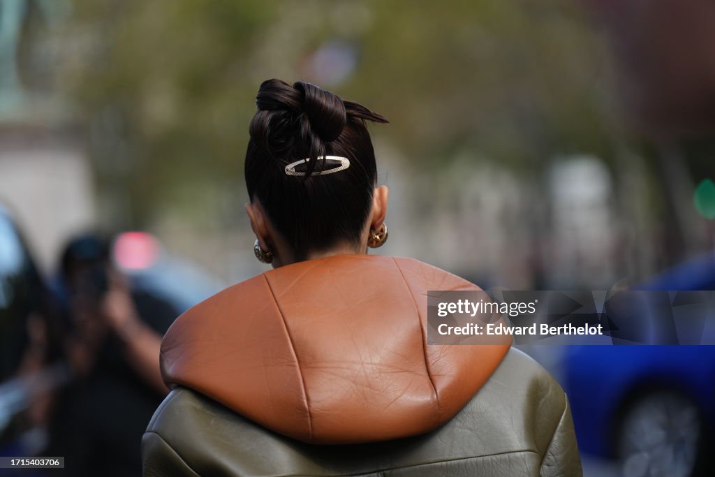 Street Style - Paris Fashion Week - Womenswear Spring/Summer 2024 - Day Nine