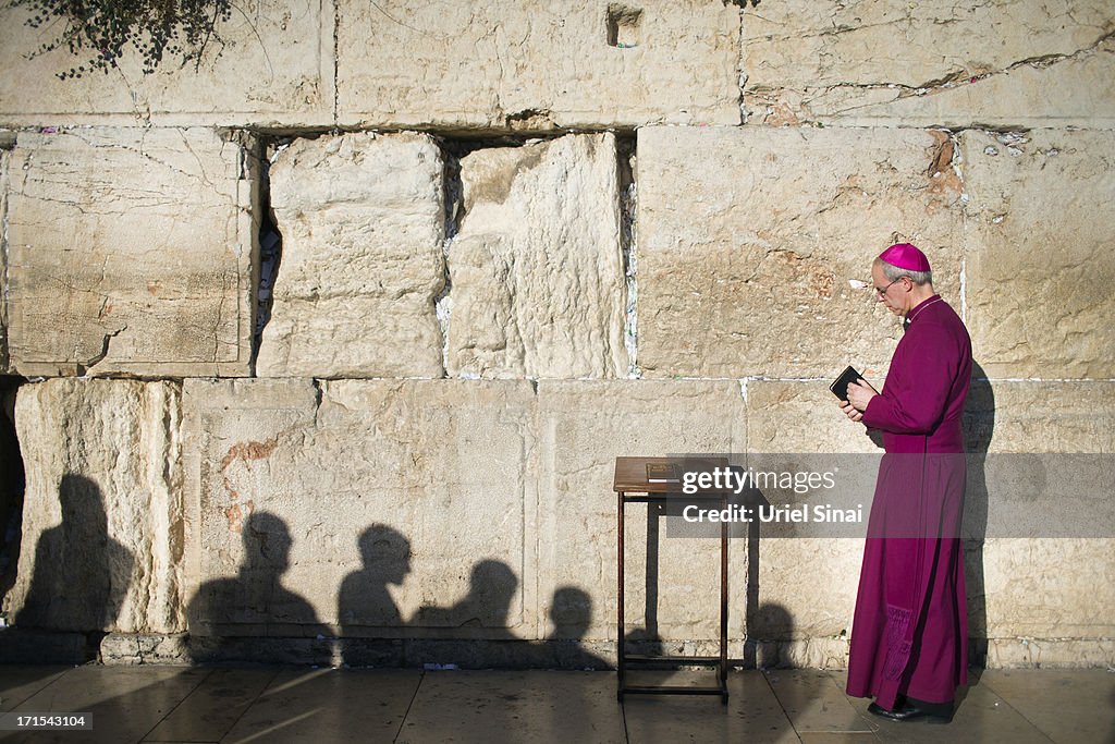 Archbishop Of Canterbury Justin Welby Visits Israel And West Bank