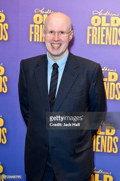Matt Lucas attends Stephen Sondheim's "Old Friends" Opening Night at Gielgud Theatre on October 03, 2023 in London, England.