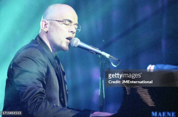 Pascal Obispo during The Platinum Europe Awards 1998, Albert Hall, Brussels, Belgium, on 9 July 1998.