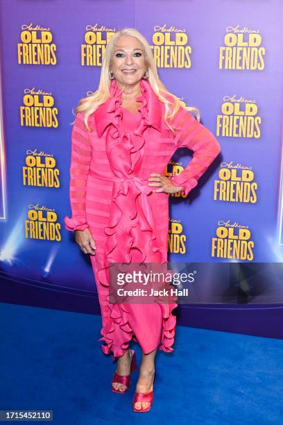 Vanessa Feltz attends Stephen Sondheim's "Old Friends" Opening Night at Gielgud Theatre on October 03, 2023 in London, England.