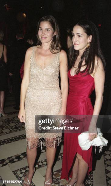 American heiresses and sister Aerin Lauder and Jane Lauder attend a Breast Cancer Research Foundation benefit at Cipriani, New York, New York, May 2,...