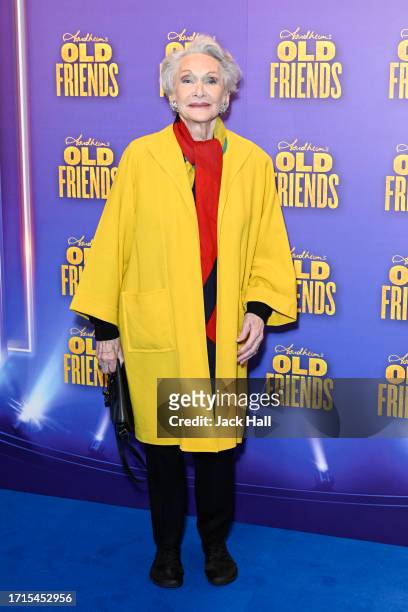 Siân Phillips attends Stephen Sondheim's "Old Friends" Opening Night at Gielgud Theatre on October 03, 2023 in London, England.