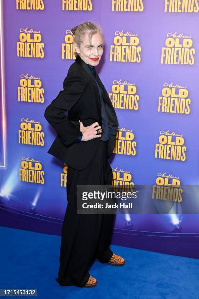 Elizabeth McGovern attends Stephen Sondheim's "Old Friends" Opening Night at Gielgud Theatre on October 03, 2023 in London, England.