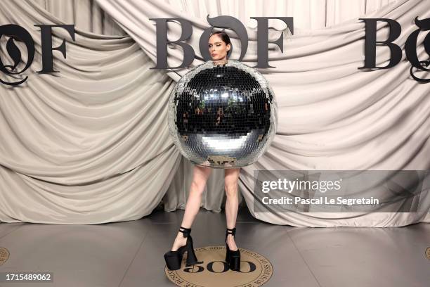 Coco Rocha attends the #BoF500 Gala during Paris Fashion Week at Shangri-La Hotel Paris on September 30, 2023 in Paris, France.