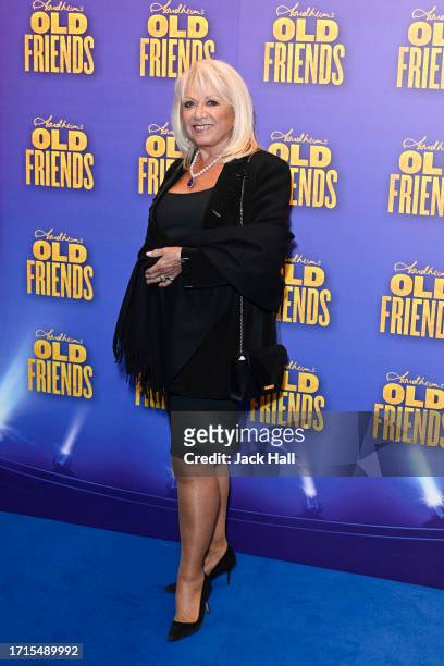 Elaine Paige attends Stephen Sondheim's "Old Friends" Opening Night at Gielgud Theatre on October 03, 2023 in London, England.