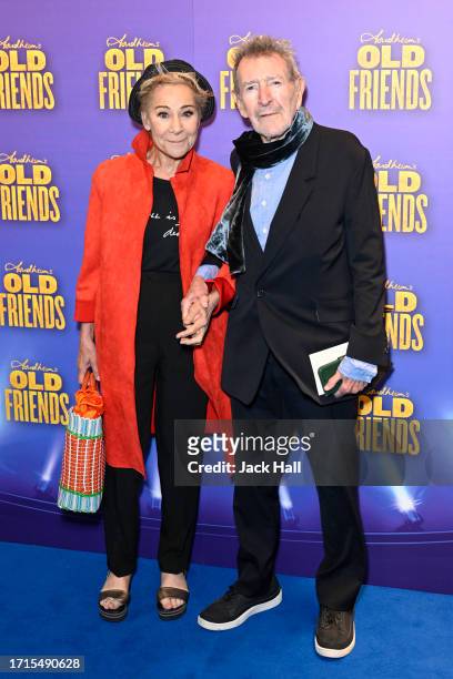 Zoë Wanamaker and Gawn Grainger attend Stephen Sondheim's "Old Friends" Opening Night at Gielgud Theatre on October 03, 2023 in London, England.