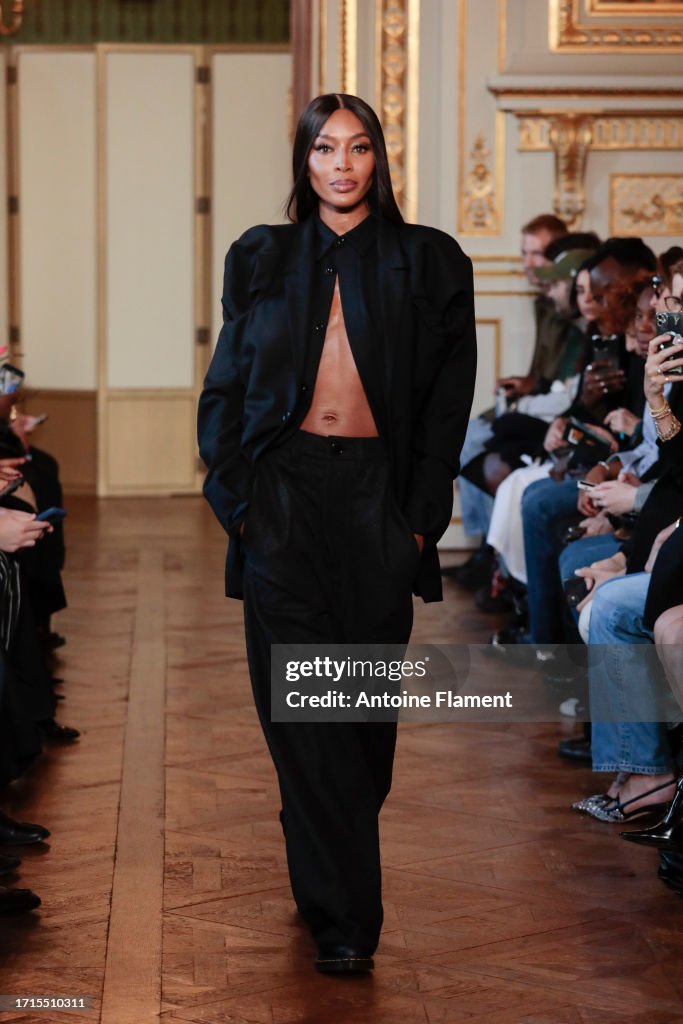 Naomi Campbell walks the runway during the Torisheju Womenswear... News