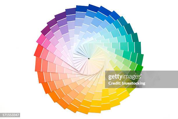 muestras de pintura color - muestra de colores fotografías e imágenes de stock