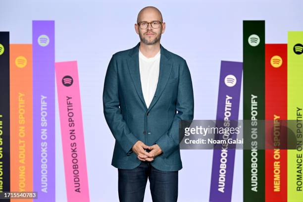 Daniel Ek, Founder & CEO, Spotify, at The Future of Audiobooks Event with Spotify 2023 on October 03, 2023 in New York City.