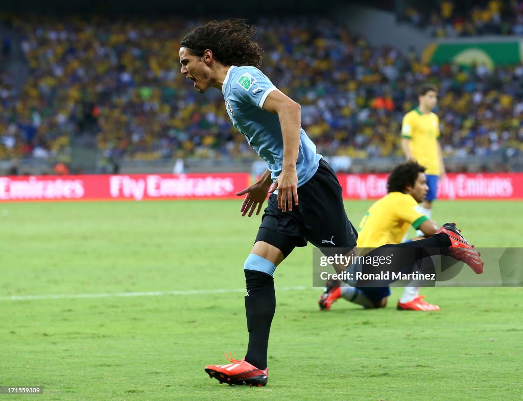 Brazil v Uruguay: Semi Final - FIFA Confederations Cup Brazil 2013