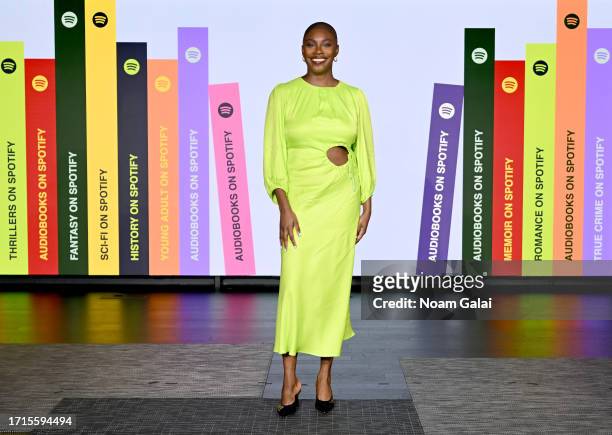 Yomi Adegoke attends The Future of Audiobooks Event with Spotify 2023 on October 03, 2023 in New York City.