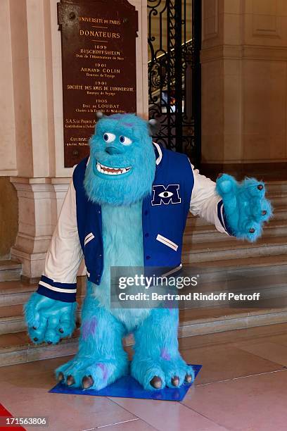 Atmosphere at 'Monsters University' Paris movie premiere, held at La Sorbonne on June 26, 2013 in Paris, France.