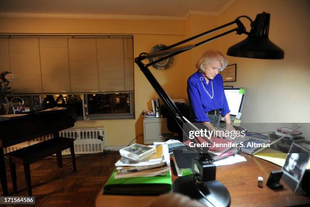 Edith Windsor, who successfully challenged DOMA , is photographed for USA Today on November 27, 2012 in New York City.