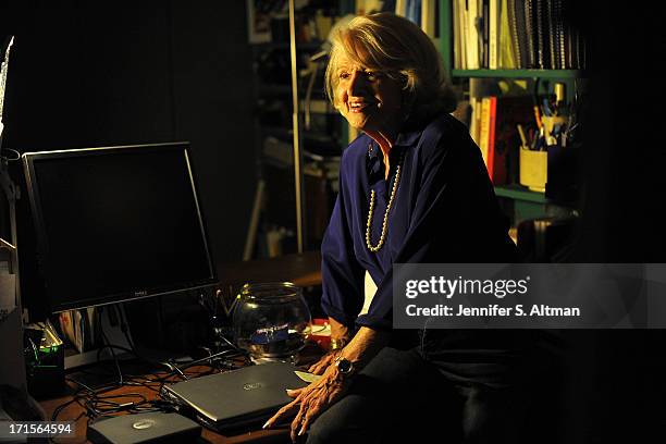 Edith Windsor, who successfully challenged DOMA , is photographed for USA Today on November 27, 2012 in New York City.