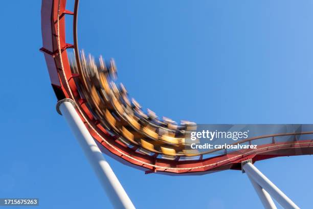 rollercoaster - tivoli copenhagen stock pictures, royalty-free photos & images