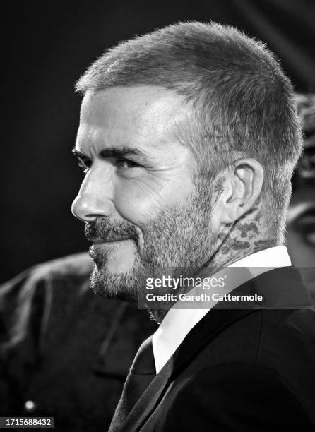 David Beckham attends the Netflix 'Beckham' UK Premiere at The Curzon Mayfair on October 03, 2023 in London, England.