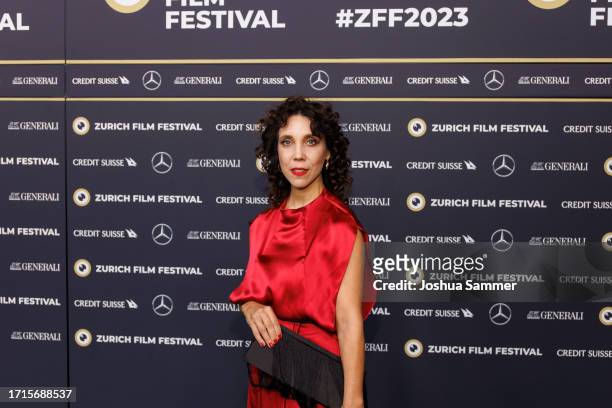 Irina Kastrinidis attends the 19th Zurich Film Festival at Kino Corso on October 03, 2023 in Zurich, Switzerland.