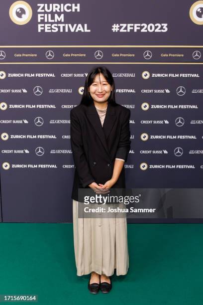 Jeong Ji-hye attends the photocall of "JEONG-SUN" during the 19th Zurich Film Festival at Kino Corso on October 03, 2023 in Zurich, Switzerland.
