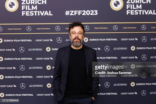 Babak Jalali attends the photocall of "FREMONT" during the 19th Zurich Film Festival at Kino Corso on October 03, 2023 in Zurich, Switzerland.