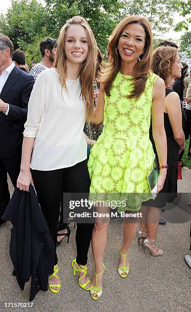 Heather Kerzner attends the annual Serpentine Gallery Summer Party co-hosted by L'Wren Scott at The Serpentine Gallery on June 26, 2013 in London,...