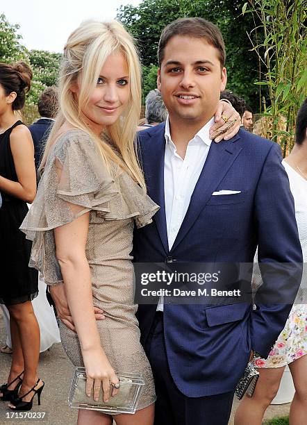 Marissa Montgomery and Jamie Reuben attend the annual Serpentine Gallery Summer Party co-hosted by L'Wren Scott at The Serpentine Gallery on June 26,...