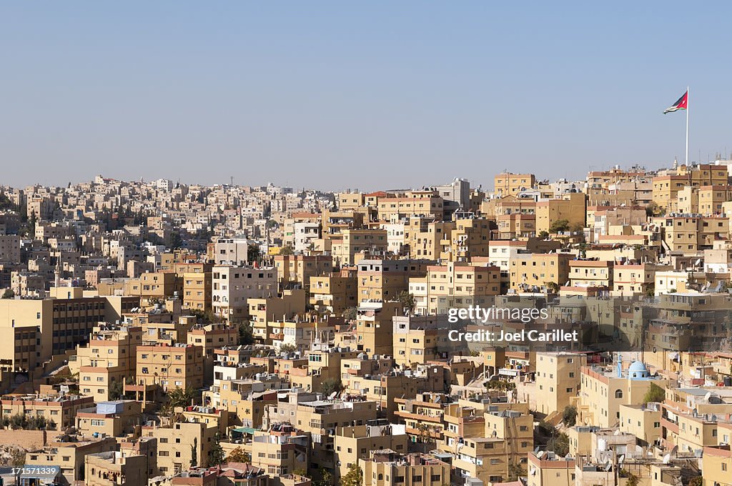 La ville d'Amman, Jordanie