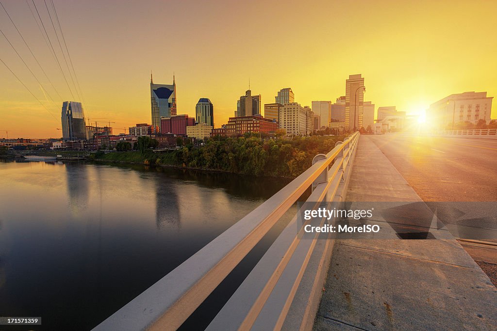 Nashville at Sunset